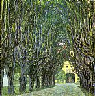 Gustav Klimt Avenue of Schloss Kammer Park painting